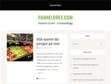 Tablet Screenshot of hannelores.com